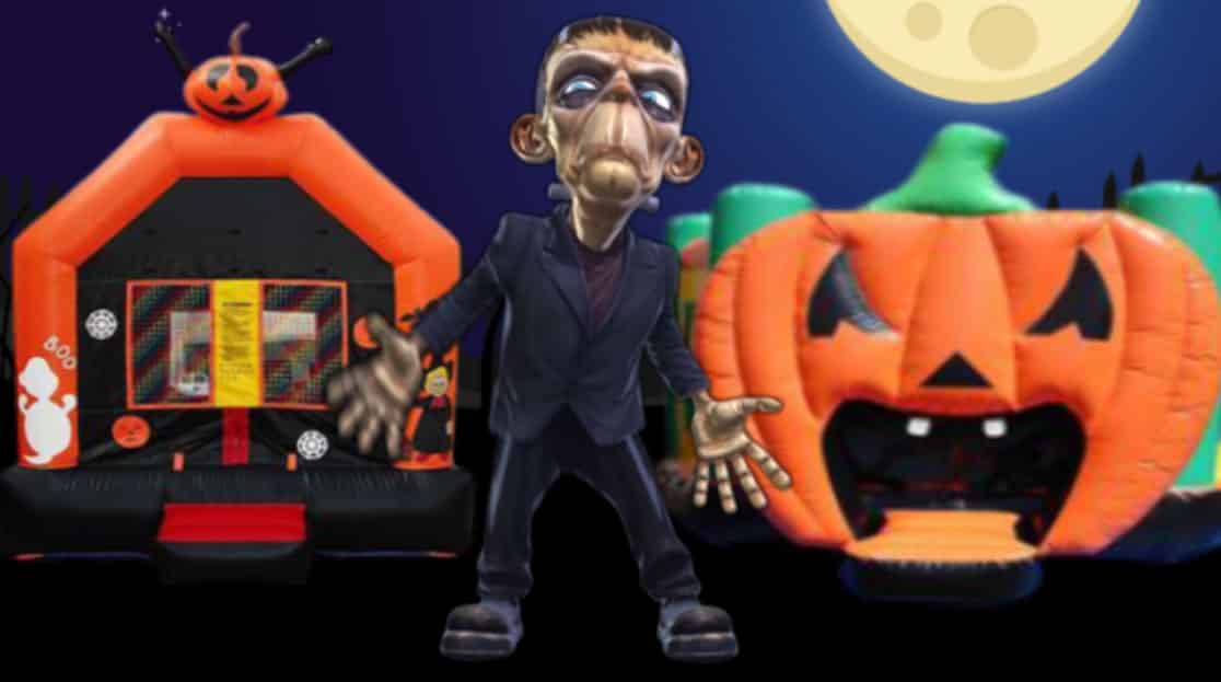 Halloween adverts for Bounce House companies